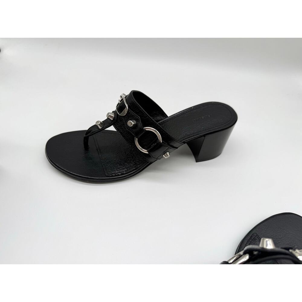 Balenciaga Women’s City Thong Sandals Black Size US 10C/IT 40C - Picture 8 of 16